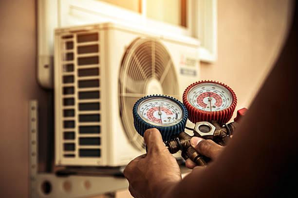 Professional Hvac technician working in Medford, MN